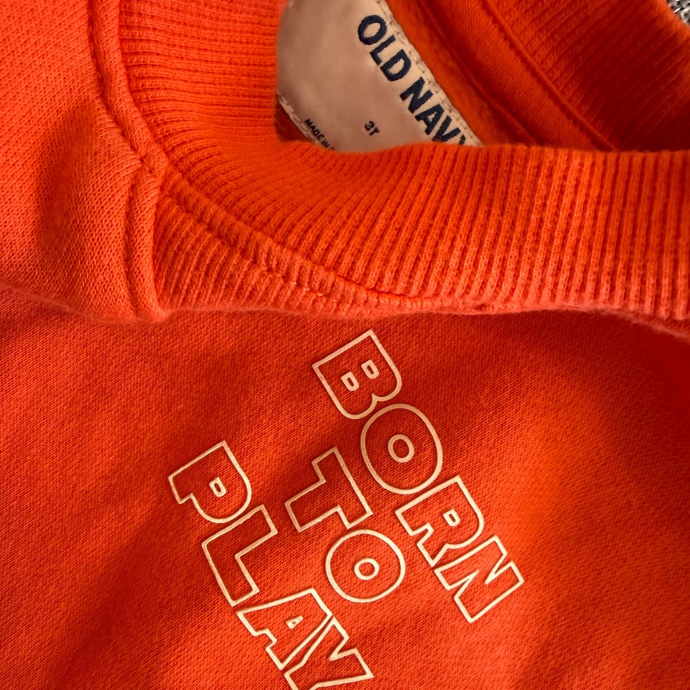 Old Navy Orange and Cream Kids Sweatshirts - Picture 6 of 8